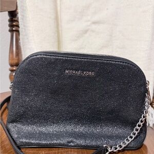 Michael Kors Glitter Black Crossbody Bag